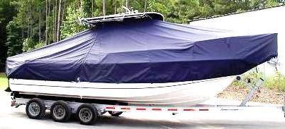Boston Whaler Outrage 26, 19xx, TTopCovers™ T-Top boat cover side 